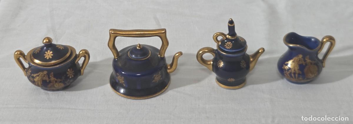Antig&uuml;edades: 4 miniaturas de porcelana de Limoges