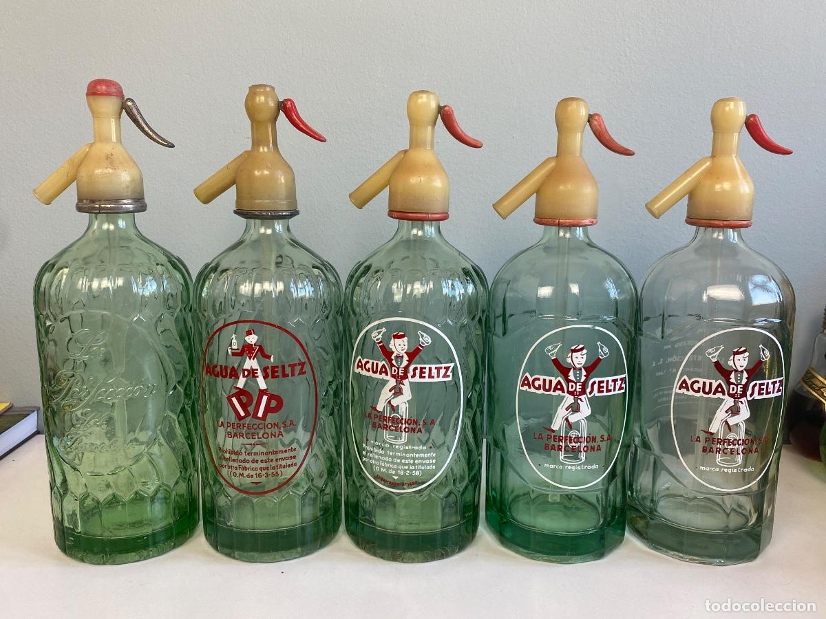 Antig&uuml;edades: LOTE 5 SIFONES DISTINTOS LA PERFECCI&Oacute;N - BARCELONA - ver fotos