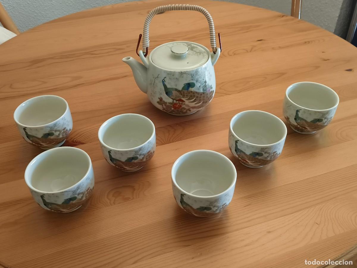 Antig&uuml;edades: Juego de t&eacute; japon&eacute;s de porcelana