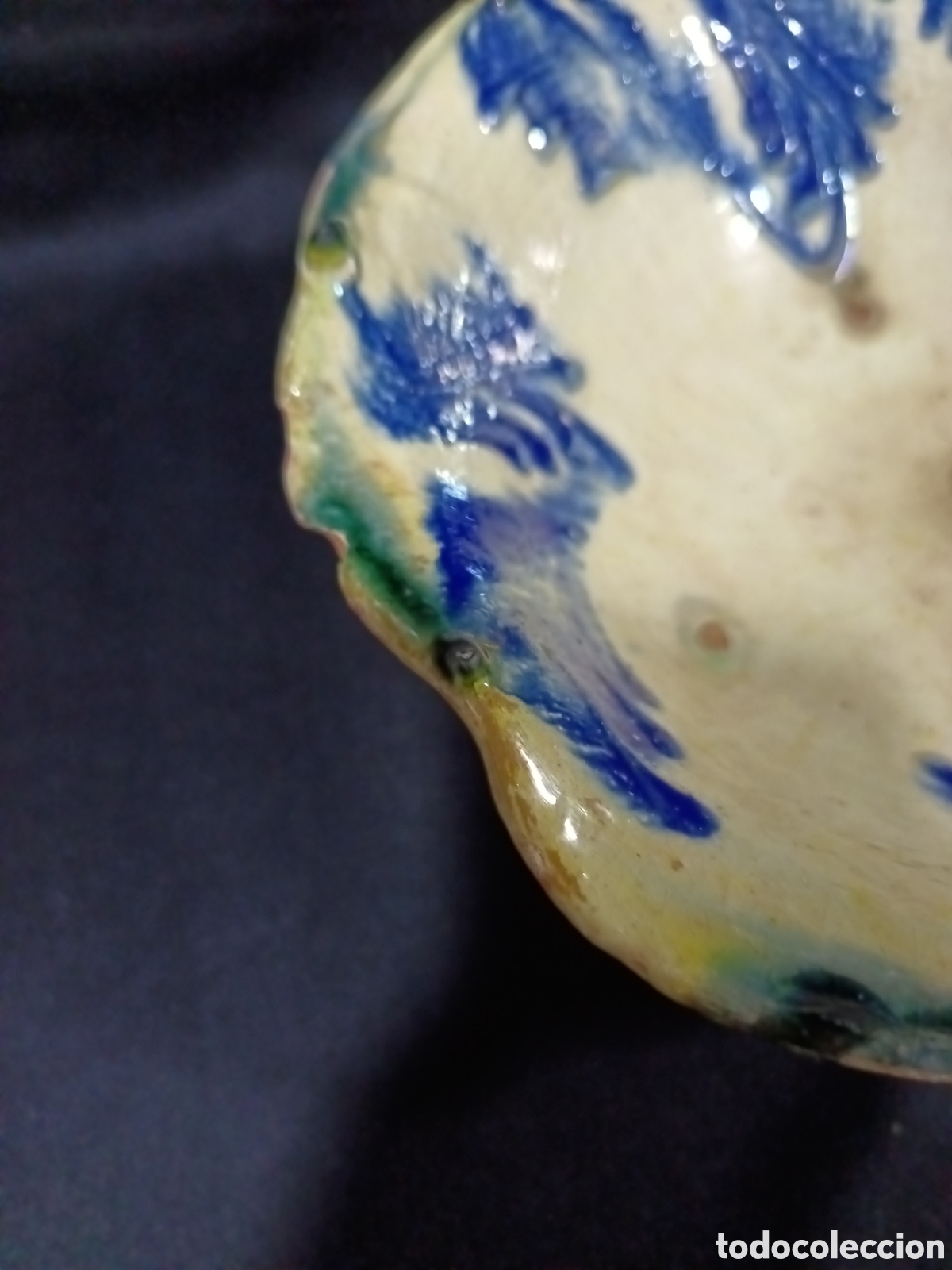 Antig&uuml;edades: ANTIGUO FRUTERO DE CERAMICA - Foto 5