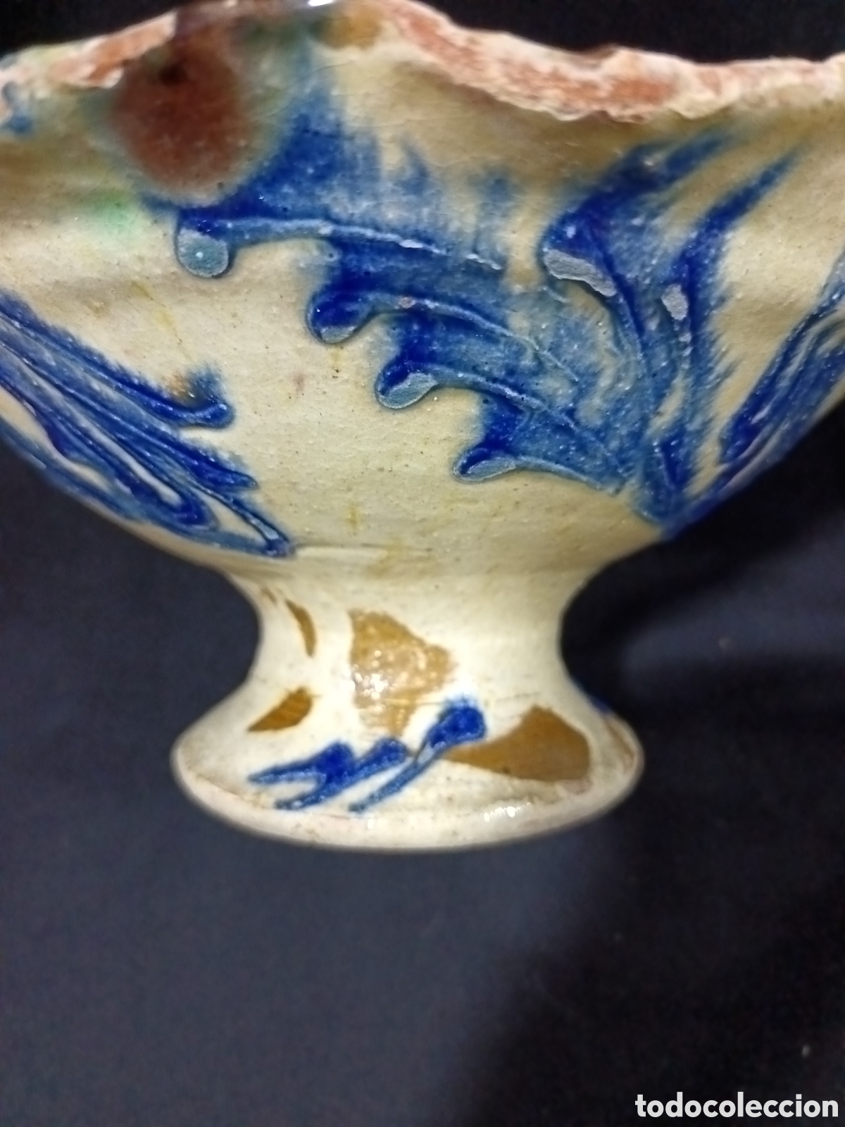 Antig&uuml;edades: ANTIGUO FRUTERO DE CERAMICA - Foto 7