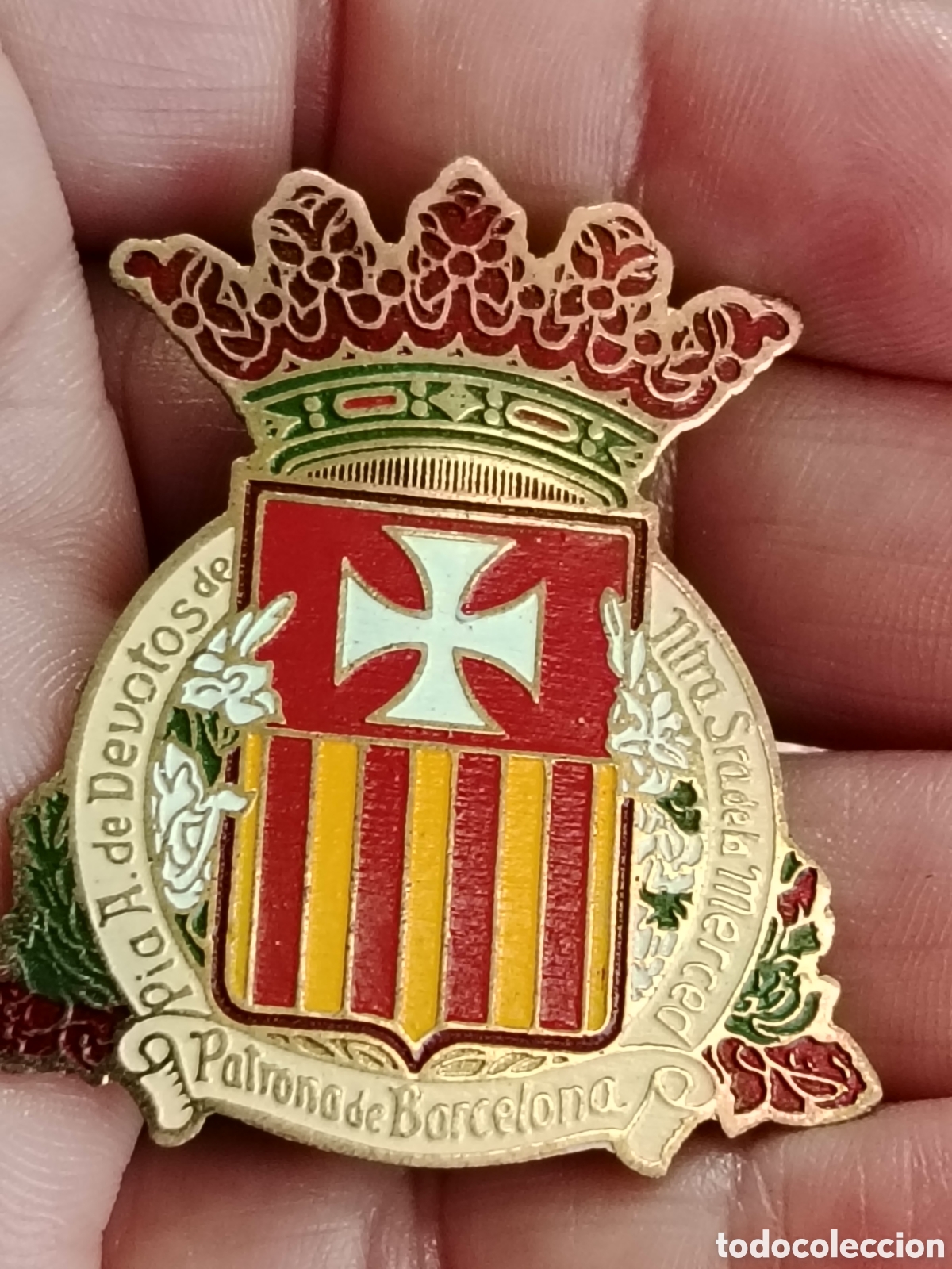 Antig&uuml;edades: Insignia Pia A de Devotos de Ntra Sra de la Merced