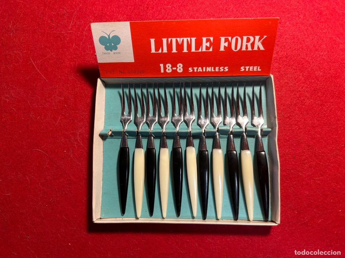 Antig&uuml;edades: LITTLE FORK tenedores de aperitivo inoxidable