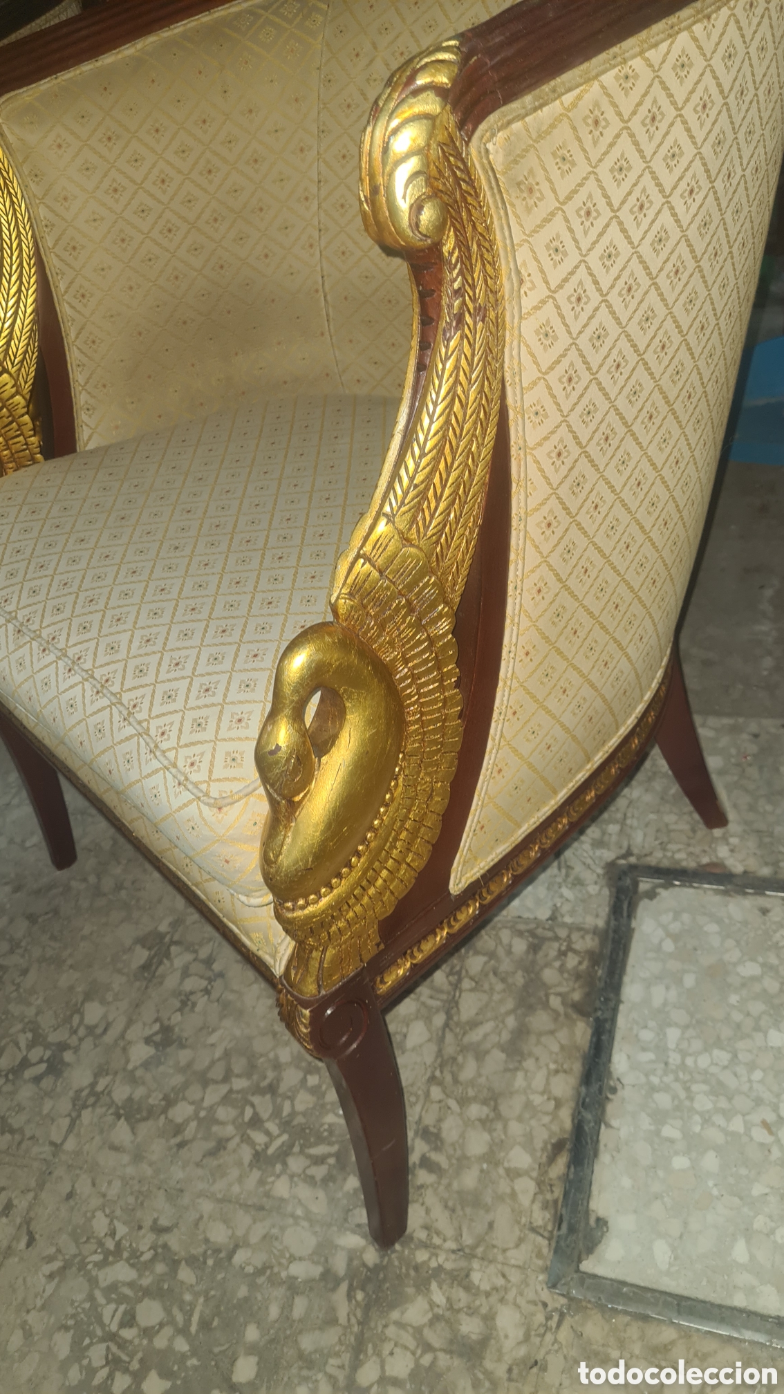 Antig&uuml;edades: Conjunto de muebles barrocos Luis 15. - Foto 2
