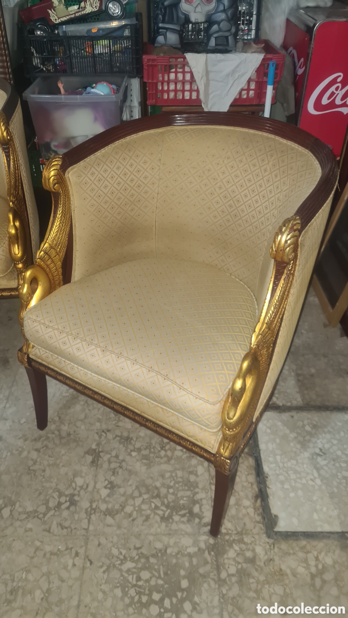 Antig&uuml;edades: Conjunto de muebles barrocos Luis 15. - Foto 3