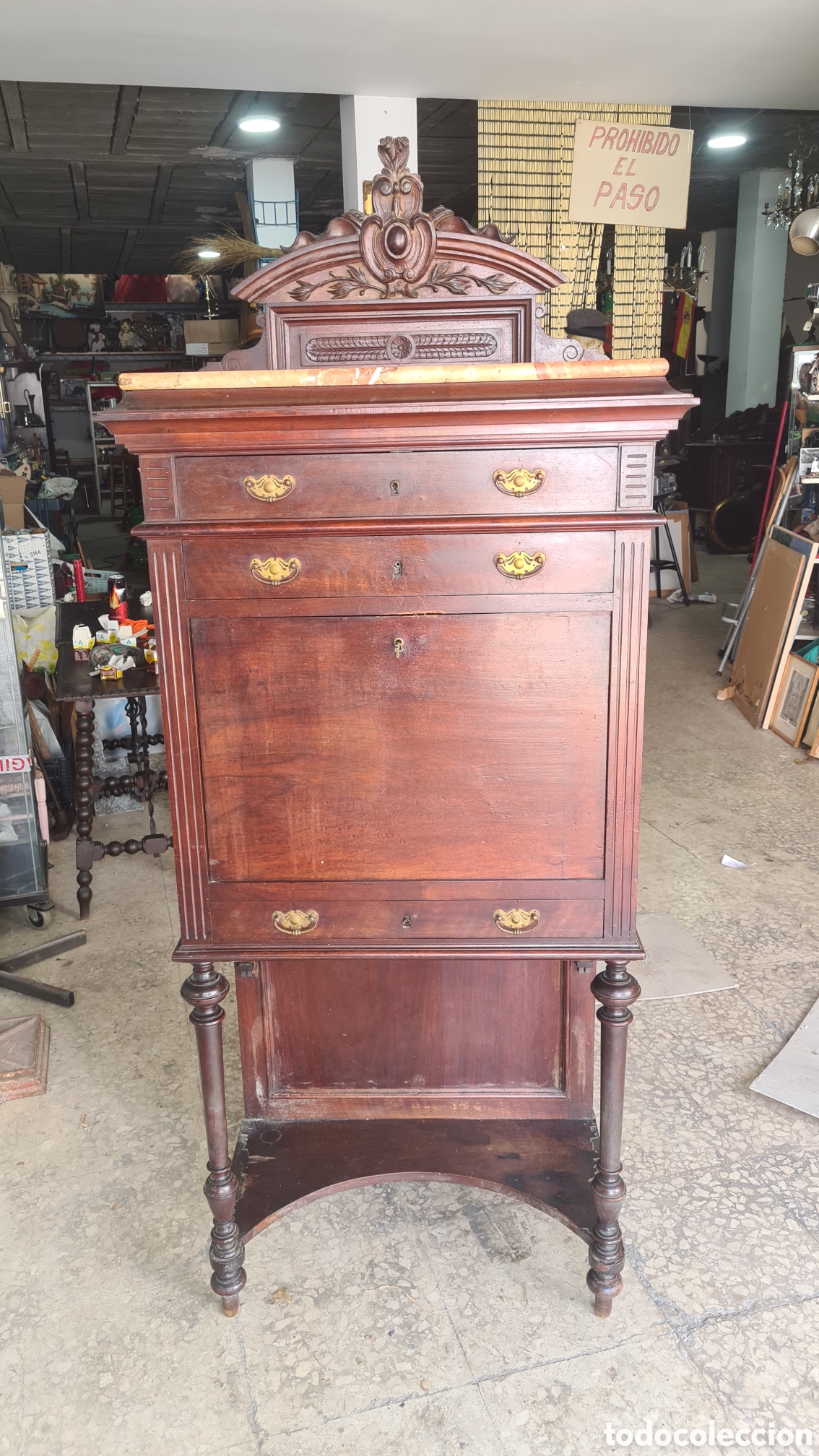 Antig&uuml;edades: Mueble secreter antiguo