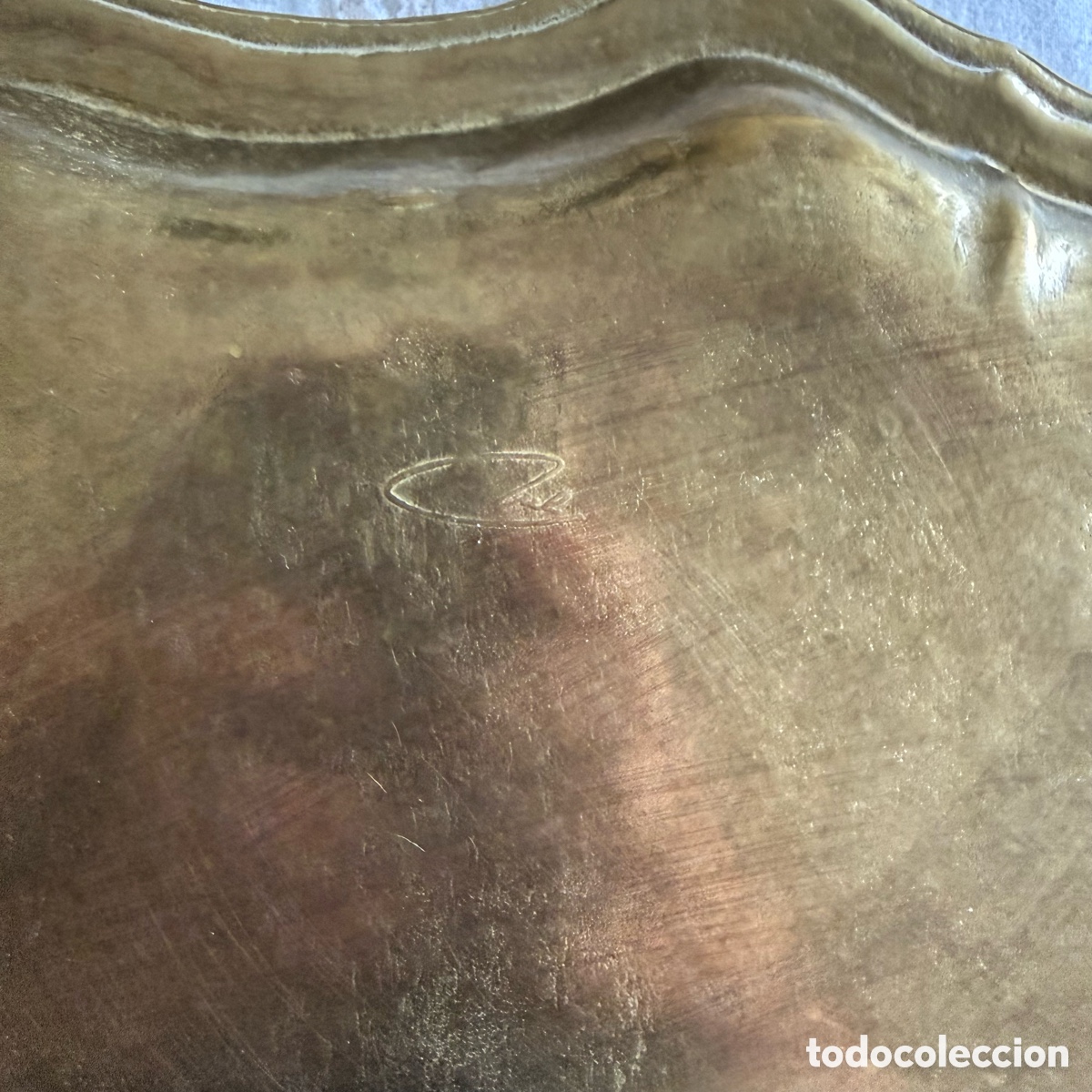 Antig&uuml;edades: Bandeja bronce marca culi a&ntilde;os 80 - Foto 4