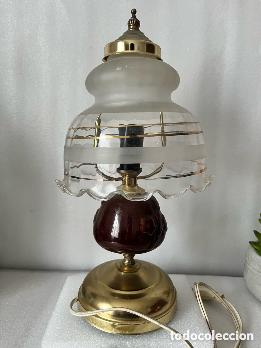 Antig&uuml;edades: L&aacute;mpara antigua vintage
