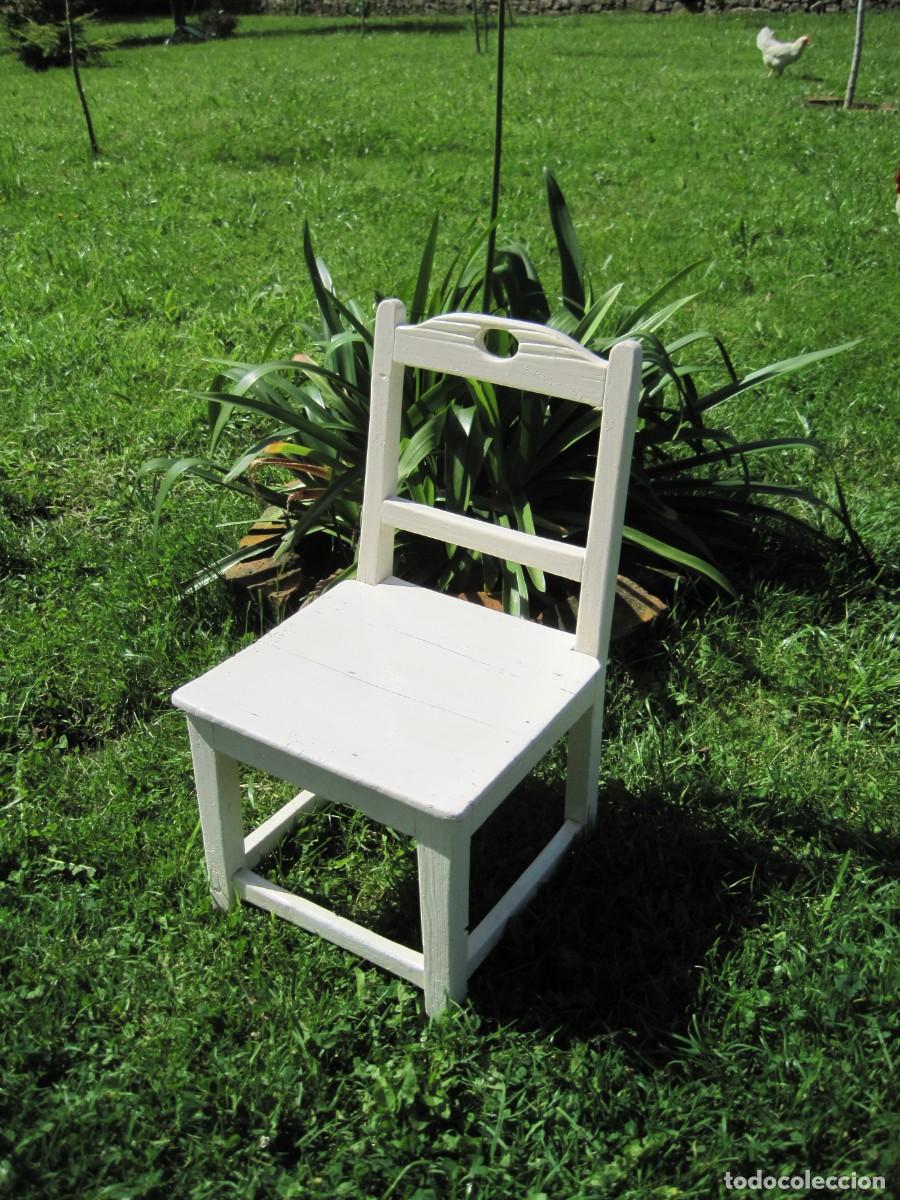 Antig&uuml;edades: SILLA INFANTIL DE MADERA - PP. S. XX - Foto 2