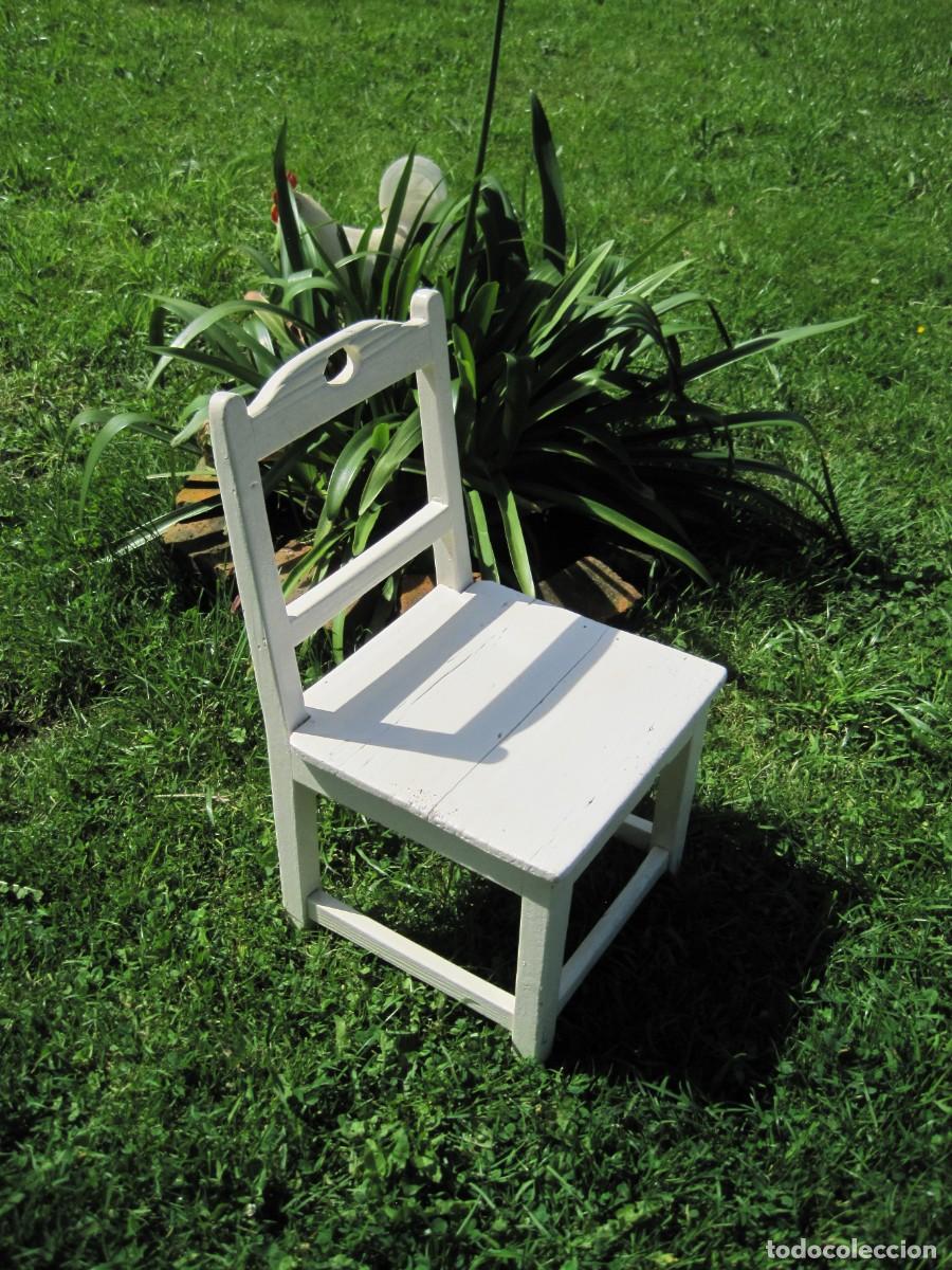 Antig&uuml;edades: SILLA INFANTIL DE MADERA - PP. S. XX - Foto 3