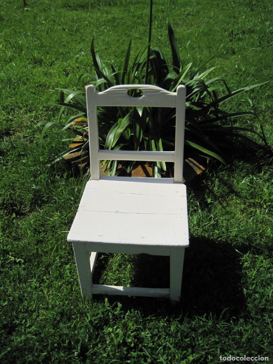 Antig&uuml;edades: SILLA INFANTIL DE MADERA - PP. S. XX - Foto 4