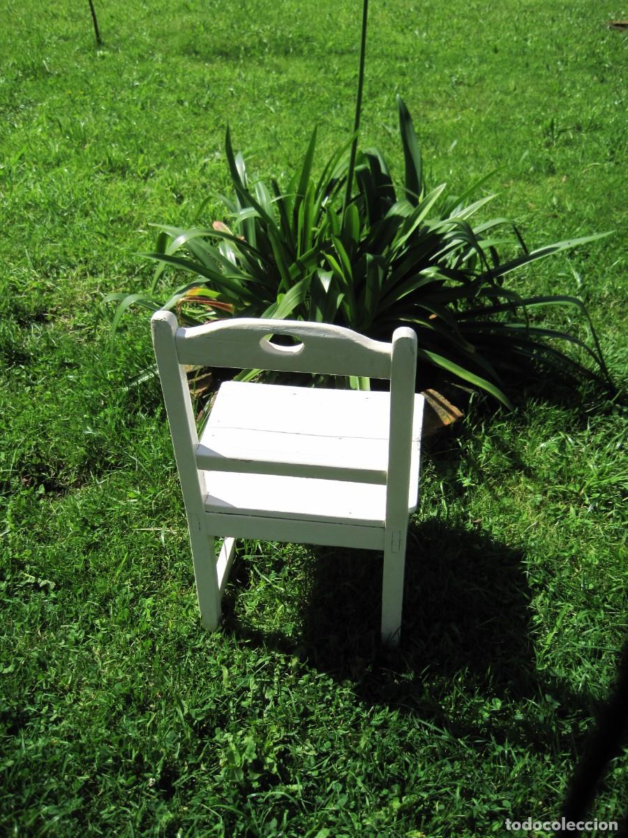 Antig&uuml;edades: SILLA INFANTIL DE MADERA - PP. S. XX - Foto 5