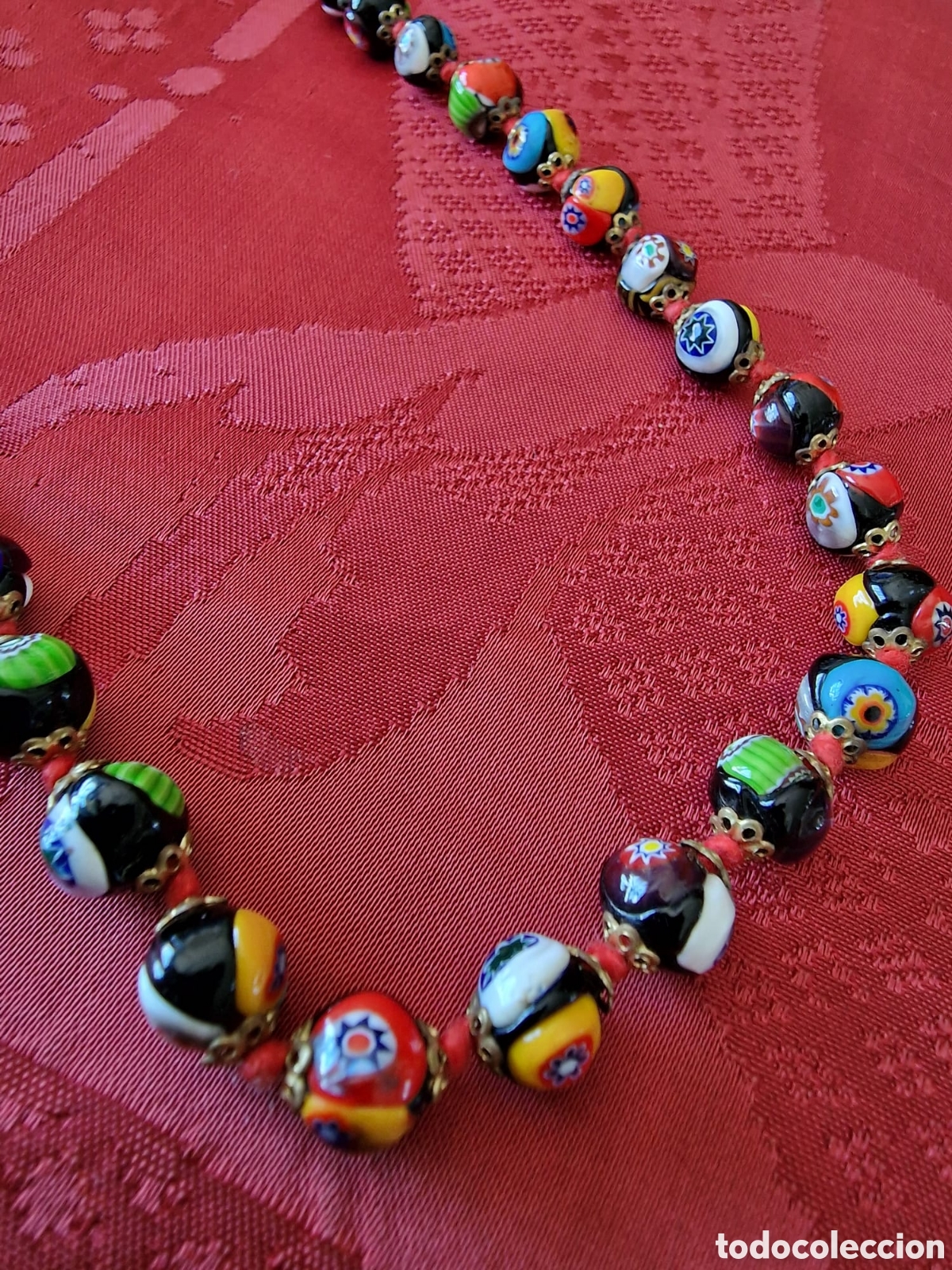 Antig&uuml;edades: ANTIGUO COLLAR MURANO MILEFIORI - Foto 2