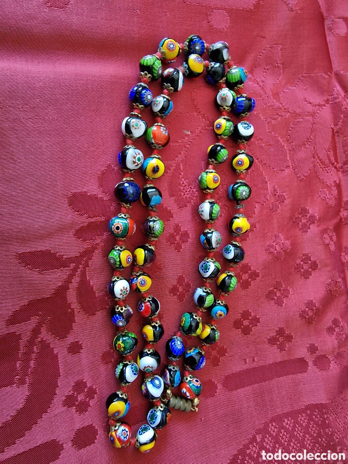 Antig&uuml;edades: ANTIGUO COLLAR MURANO MILEFIORI - Foto 3