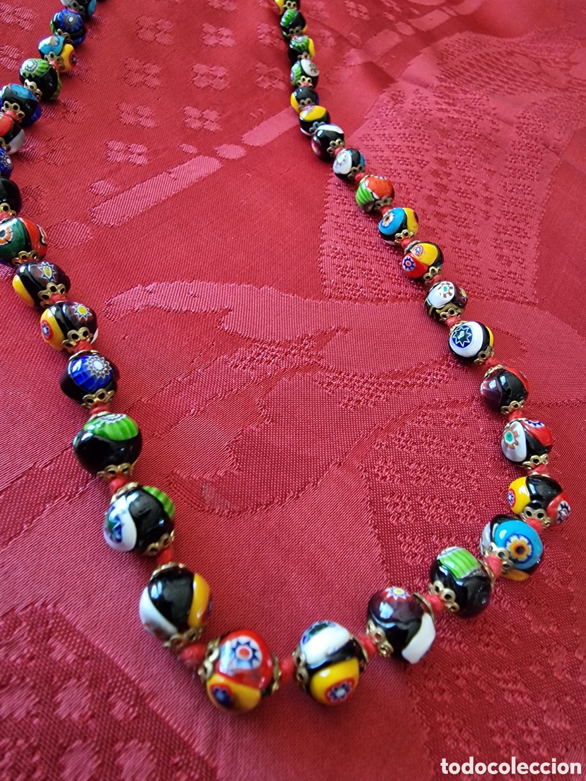 Antig&uuml;edades: ANTIGUO COLLAR MURANO MILEFIORI - Foto 4