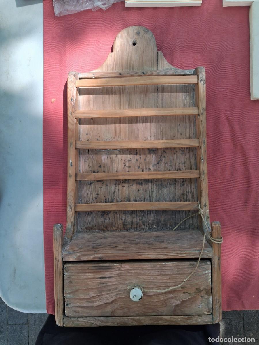 Antig&uuml;edades: Antiguo mueble cubertero, cullerer.