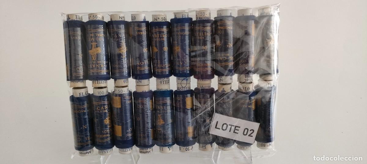 Antig&uuml;edades: 20 bobinas de hilo de algod&oacute;n El Canastillo n&ordm;50. Compa&ntilde;&iacute;a Nacional de Hilaturas (Lote 2)