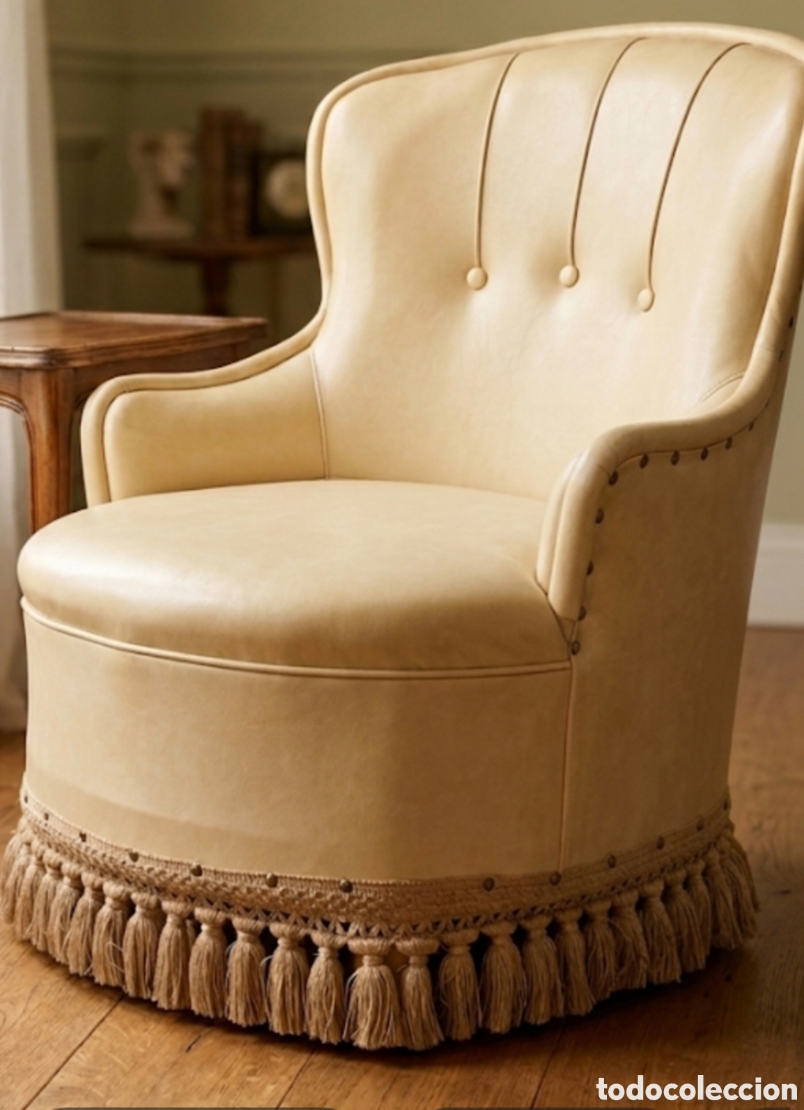 Antig&uuml;edades: Sill&oacute;n Vintage A&ntilde;os 60/70 Estilo Boudoir