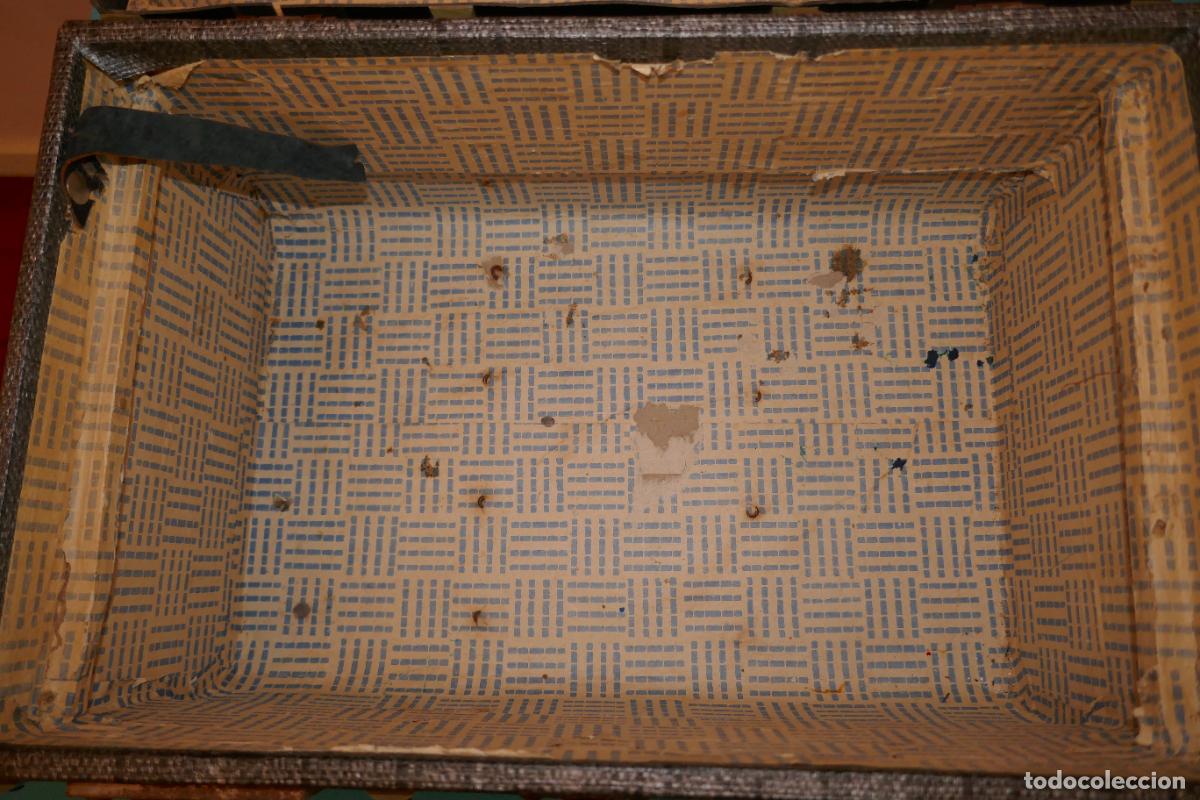 Antig&uuml;edades: ANTIGUO COFRE / MALETA / BA&Uacute;L - SIN LLAVE. - Foto 11