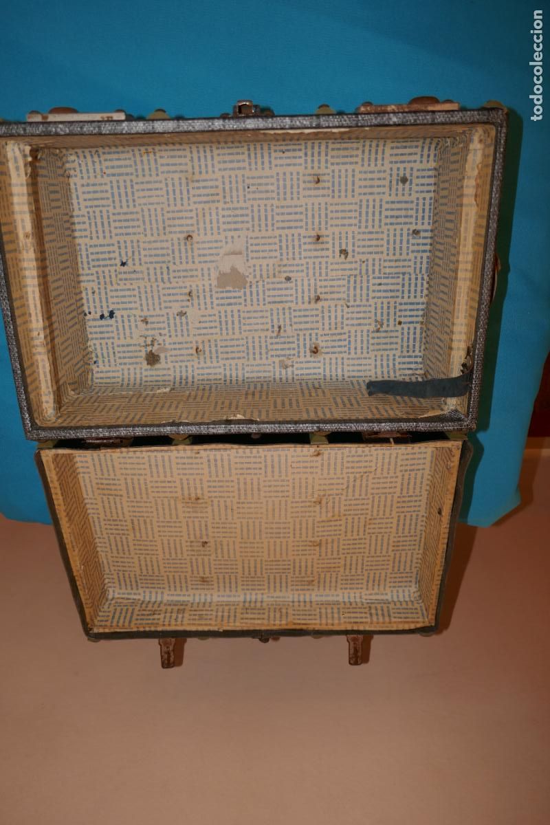 Antig&uuml;edades: ANTIGUO COFRE / MALETA / BA&Uacute;L - SIN LLAVE. - Foto 12