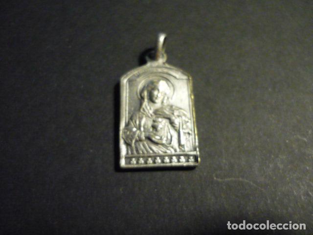 Antig&uuml;edades: SAGRADO CORAZON DE JESUS Y MARIA ANTIGUA MEDALLA 2,7 X 1,3 CM