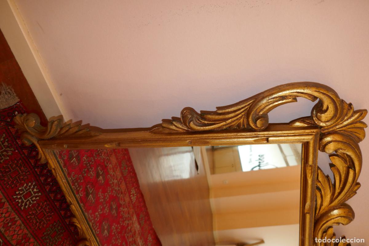 Antig&uuml;edades: GRAN ESPEJO ANTIGUO CORNUCOPIA PAN DE ORO - Foto 10