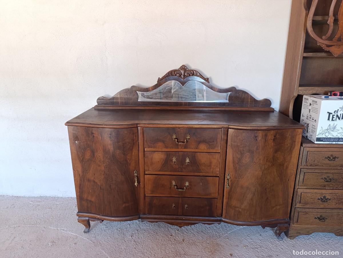 Antig&uuml;edades: Aparador vintage de madera de roble de los a&ntilde;os 50
