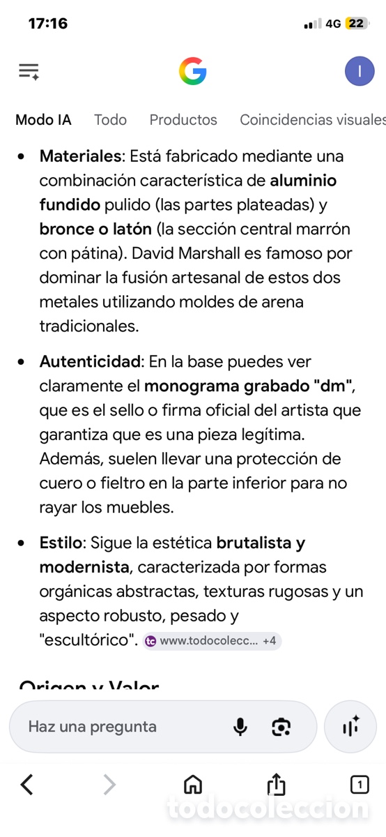 Antig&uuml;edades: Candelabro de Dise&ntilde;o - Foto 6