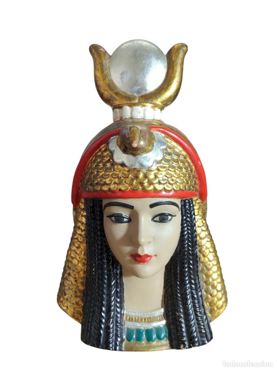 Antig&uuml;edades: El busto de cleopatra ceramica al oro mas bonito hecho jamas!