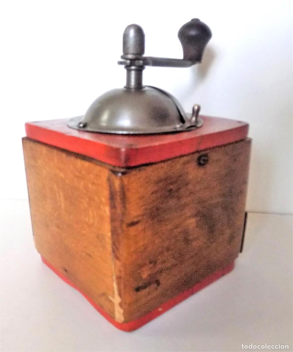 Antig&uuml;edades: MOLINILLO DE CAF&Eacute; MARCA EXPRES. ESPA&Ntilde;A. CA. 1945/1955 - Foto 8