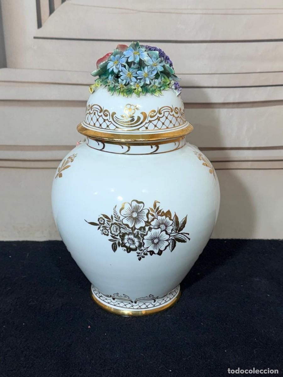 Antig&uuml;edades: Tibor porcelana numerada - Foto 4