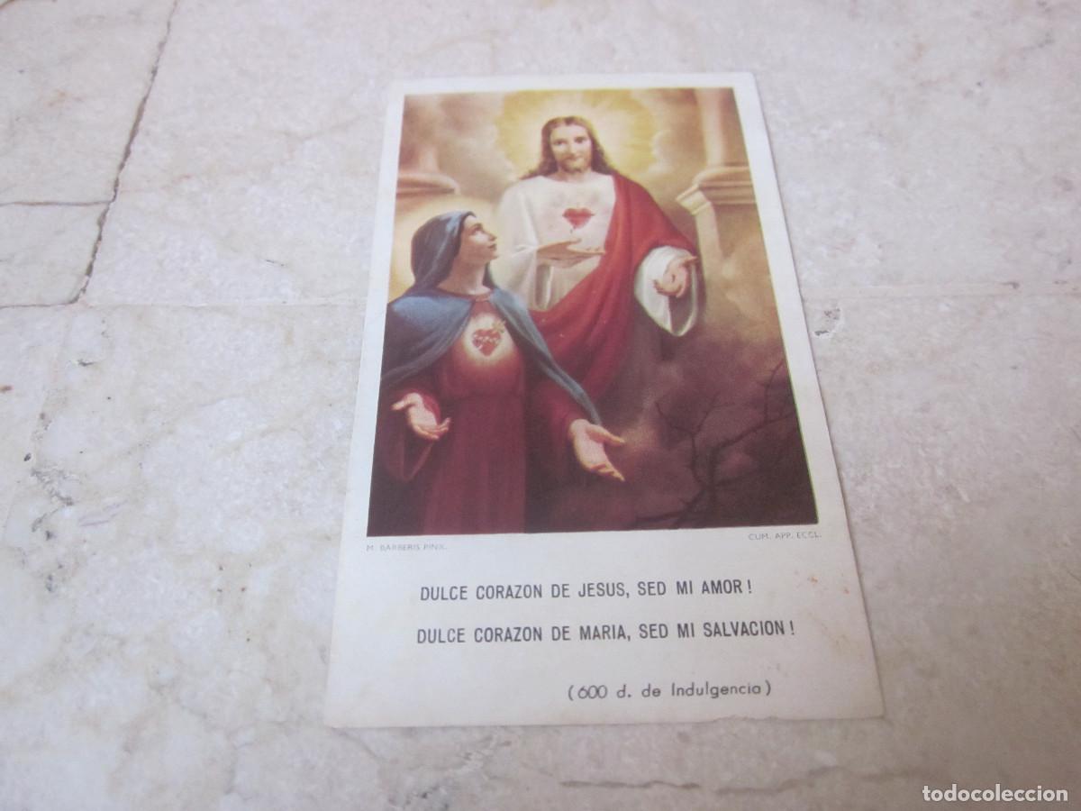 Antig&uuml;edades: ESTAMPA DULCE CORAZON DE JESUS - SAN BERNARDO LA REAL - MALLORCA