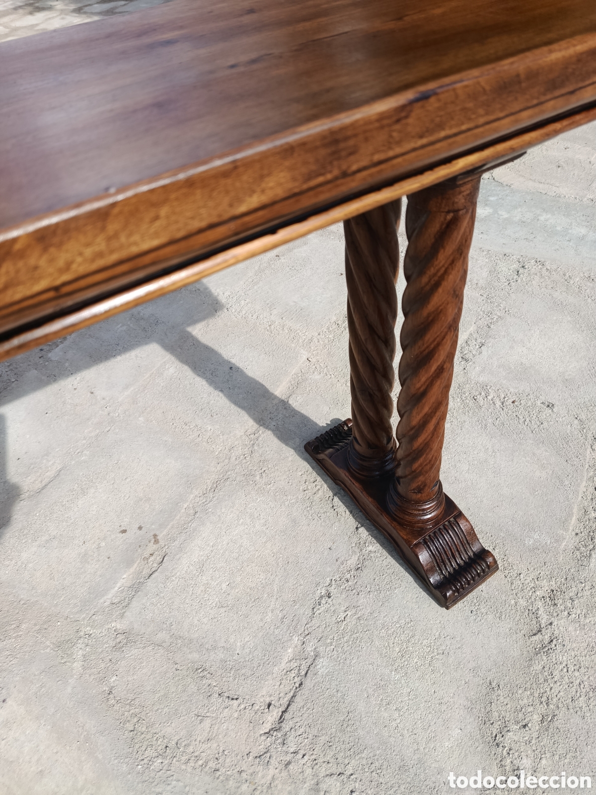 Antig&uuml;edades: Mesa de recibidor de madera maciza - Foto 3