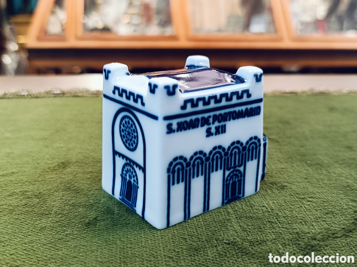Antig&uuml;edades: SARGADELOS . MINIATURA . IGLESIA , CAPILLA S.XOAN DE PORTOMARIN S.XII