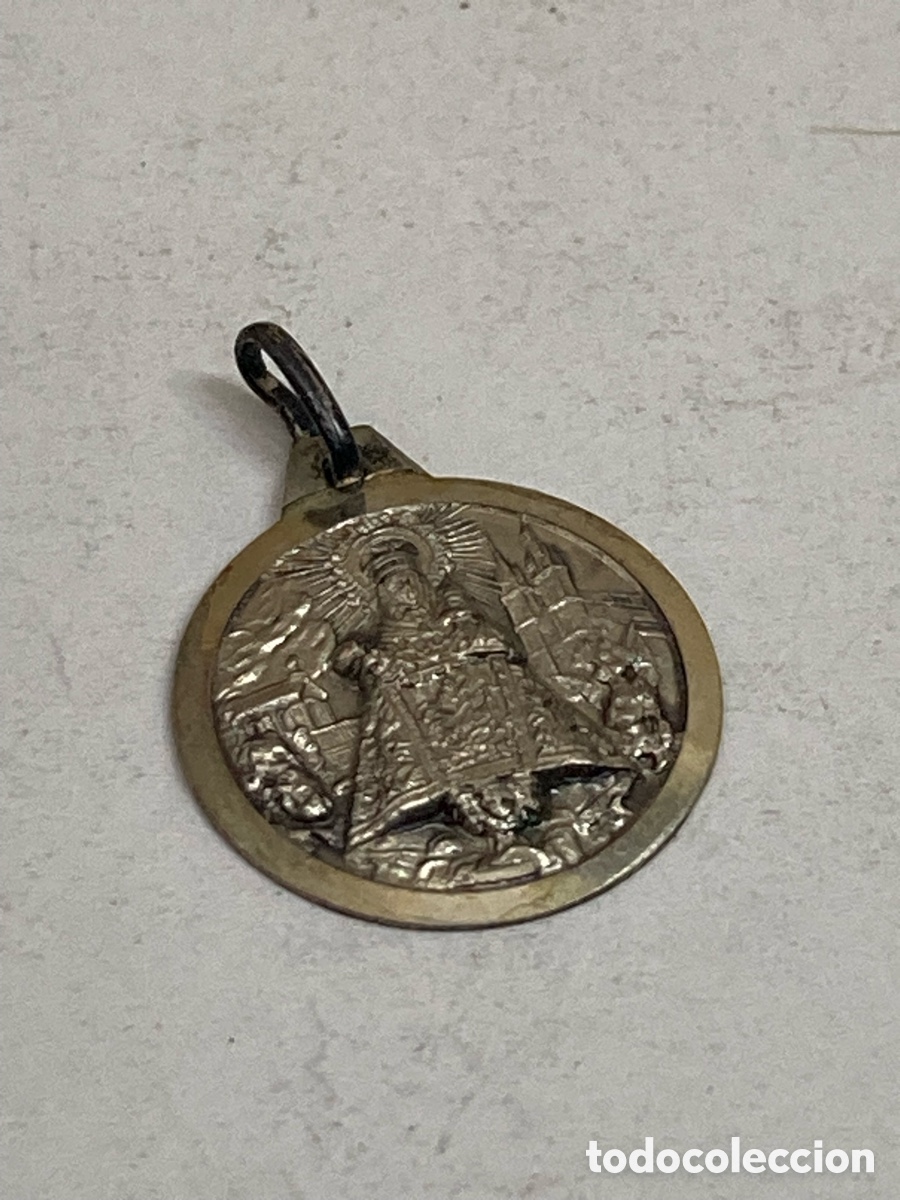 Antig&uuml;edades: Medalla de plata religiosa C593 - Foto 1