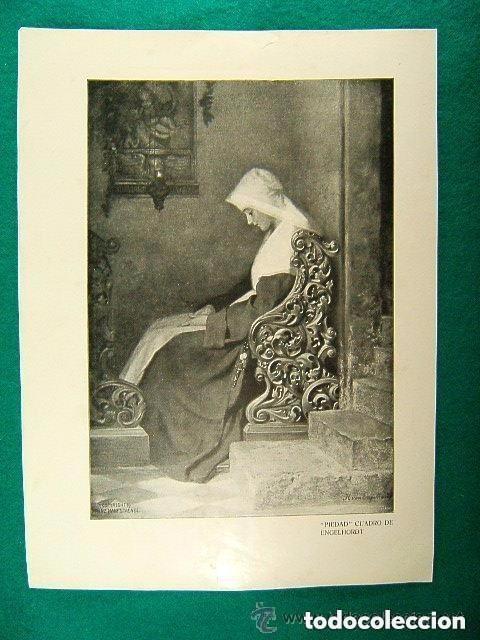 Antig&uuml;edades: LAMINA - PIEDAD - ENGELHORDT .. AUTENTICA. ORIGINAL DEL A&Ntilde;O 1906