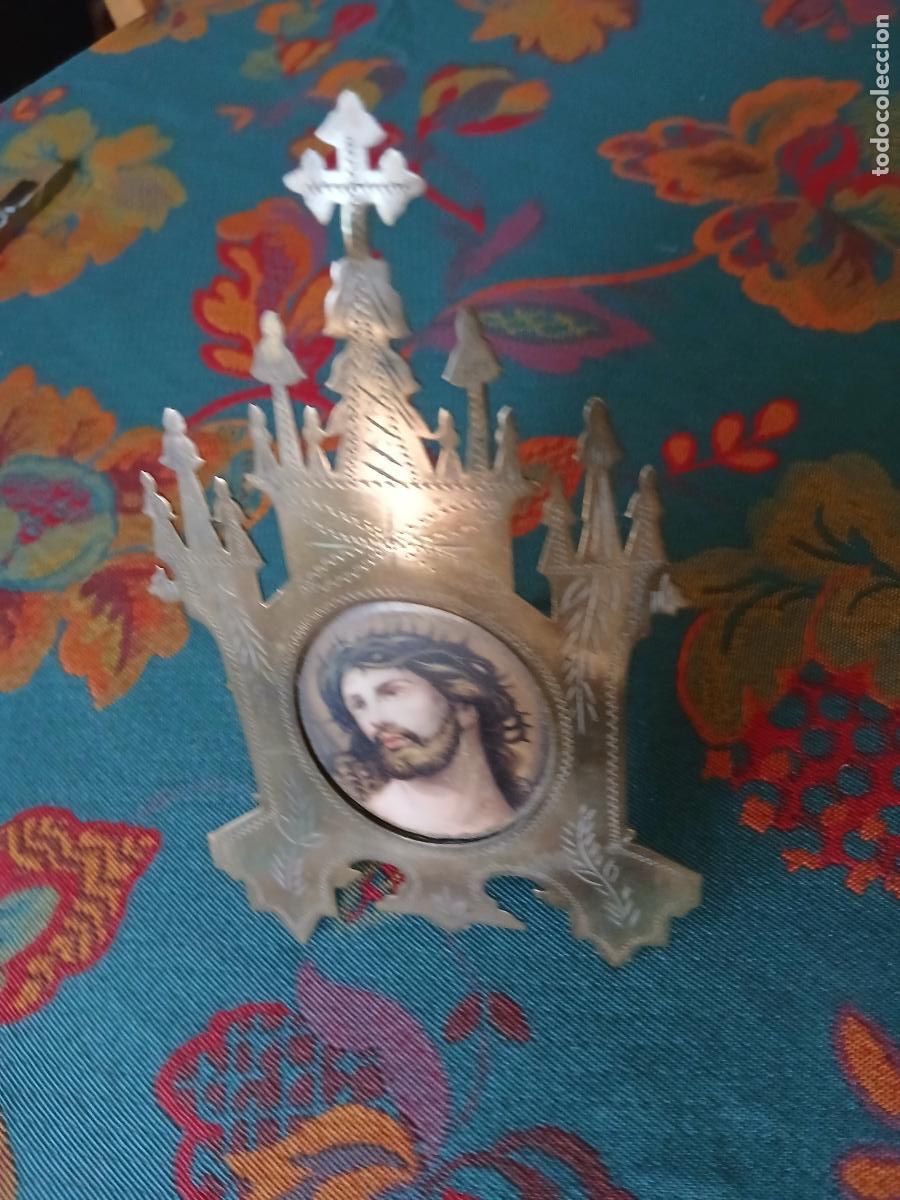 Antig&uuml;edades: Capilla imagen Cristo pintada - Foto 7