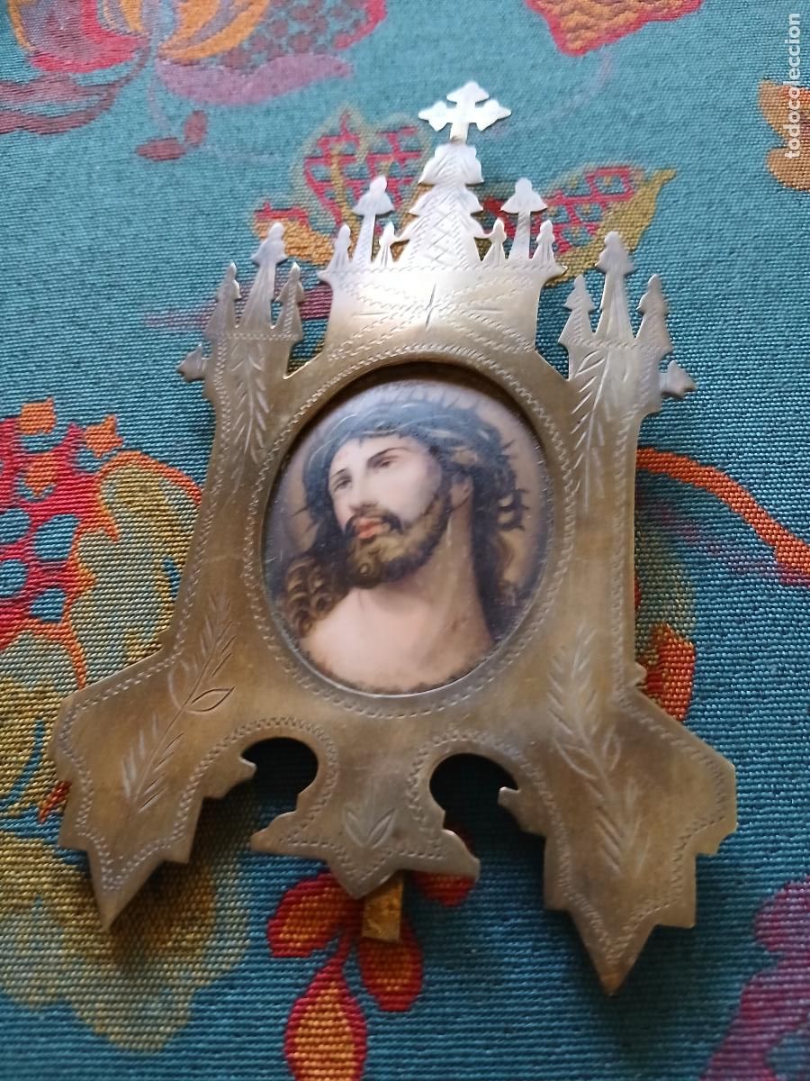 Antig&uuml;edades: Capilla imagen Cristo pintada