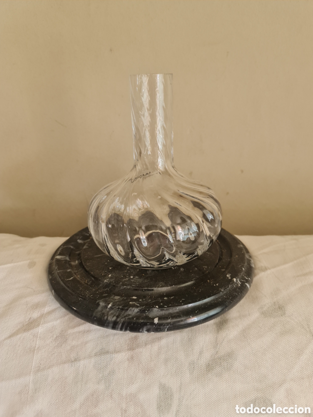 Antig&uuml;edades: Baccarat &rdquo;Bambous Tors&rdquo; (c. 1900) Cristal Torsionado Impecable