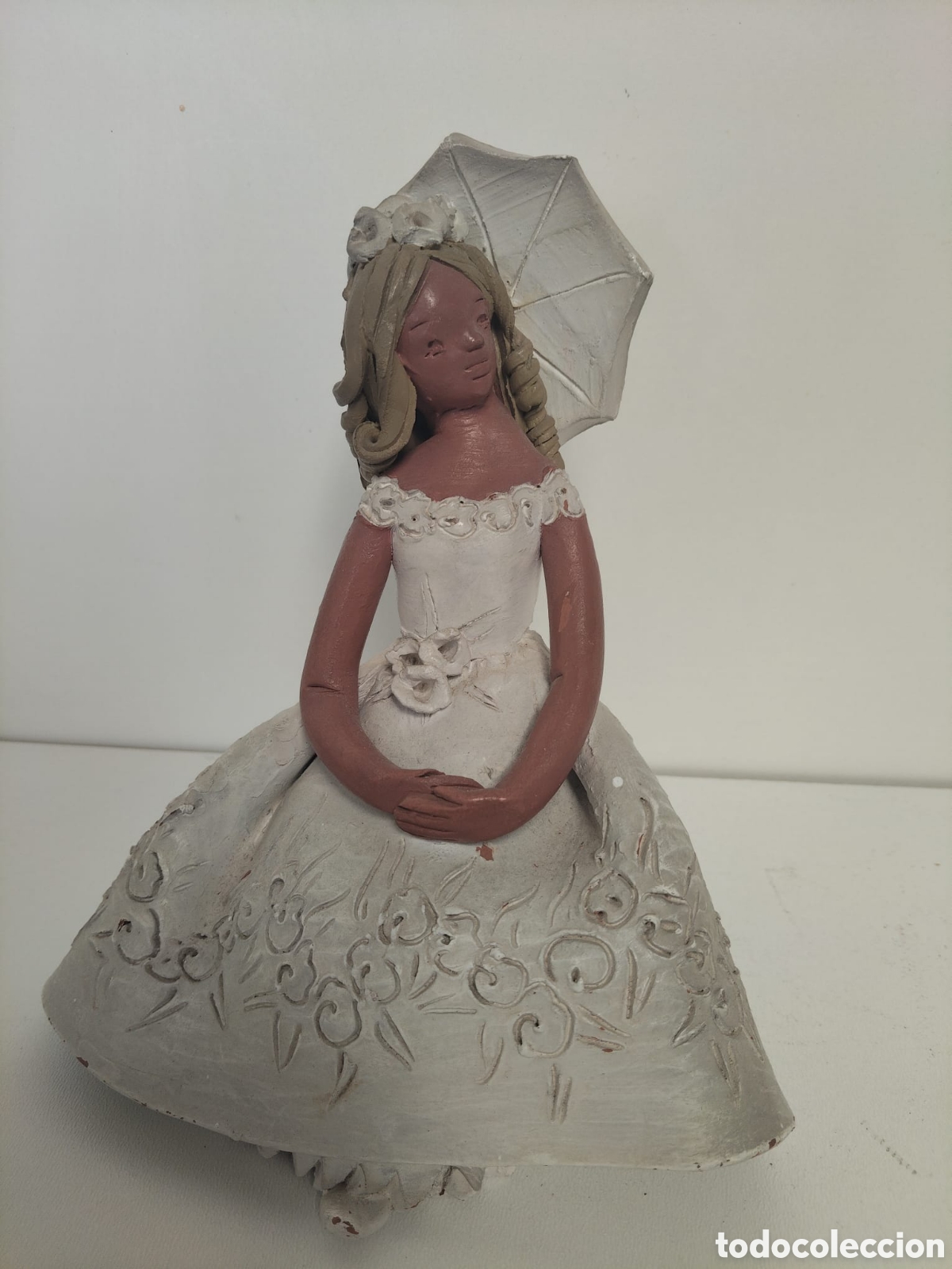 Antig&uuml;edades: .DAMAS DECORATIVAS HECHAS DE BARRO - Foto 5