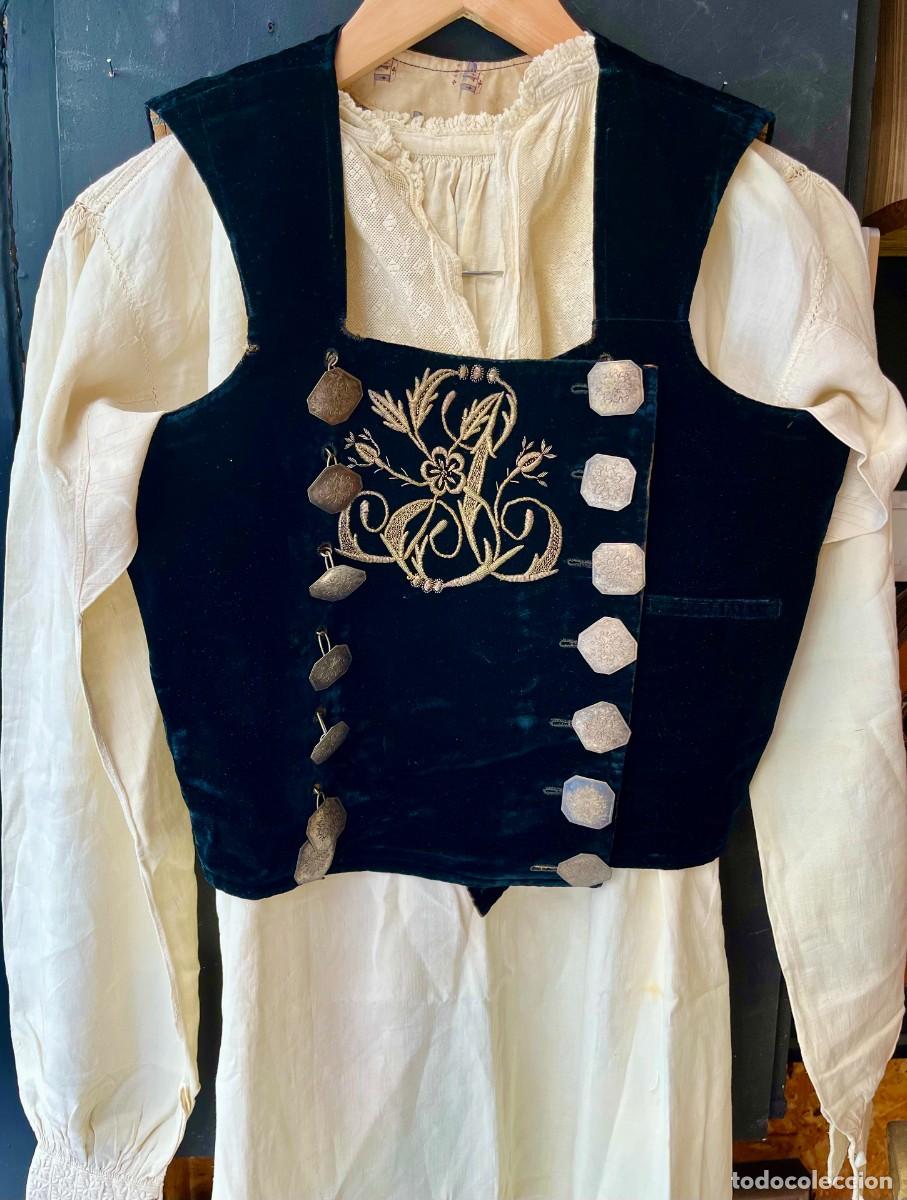 Antig&uuml;edades: TRAJE REGIONAL CHARRO SALMANTINO CABALLERO SIGLO XVIII XIX BOTONADURA PLATA ALBERCA MOGARRAZ