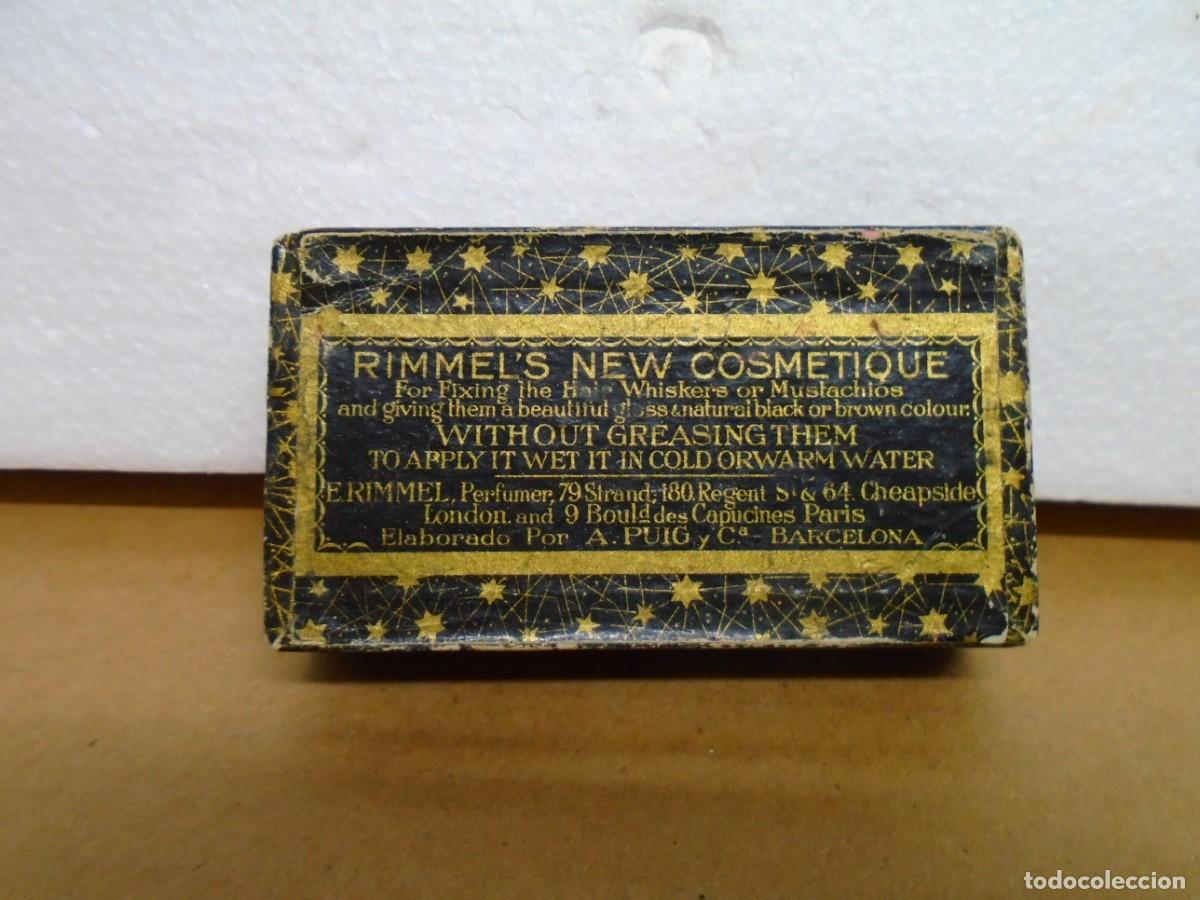Antig&uuml;edades: RIMMEL&acute;S NEW COSMETIQUE,ELABORADO POR A.PUIG.COLOR NEGRO.ANTIGUA CAJA/ESTUCHE.