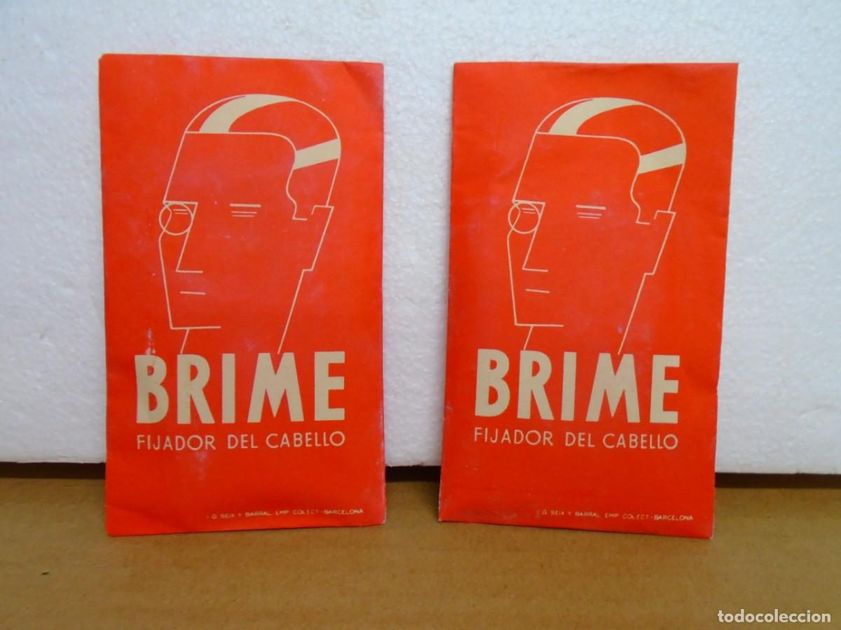 Antig&uuml;edades: &rdquo;BRIME&rdquo;FIJADOR DEL CABELLO.ANTIGUOS SOBRES SIN DESPRECINTAR.