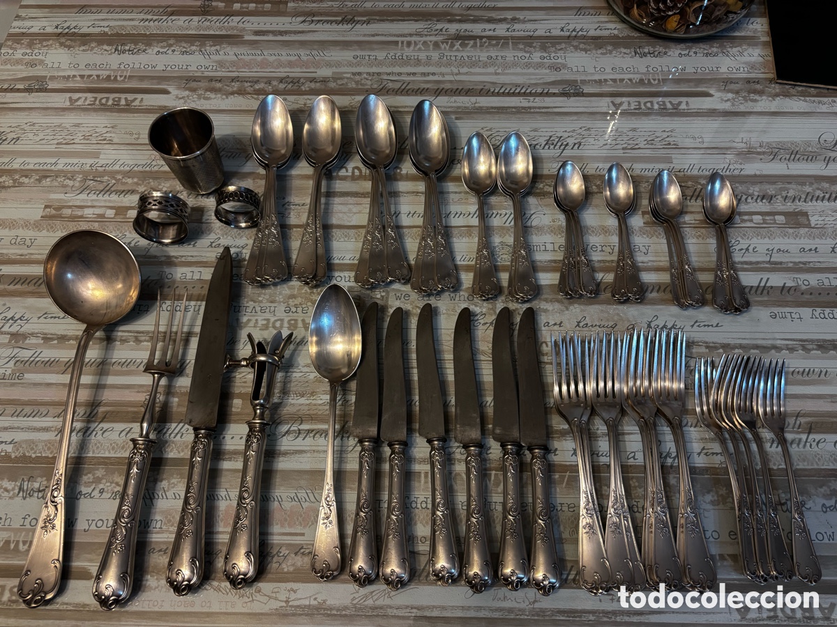 Antig&uuml;edades: Elegante cuberter&iacute;a Antigua Francesa ( Par&iacute;s )