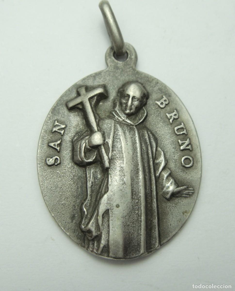 Antig&uuml;edades: Medalla Religiosa en Plata &middot; San Bruno y Cartuja de Miraflores