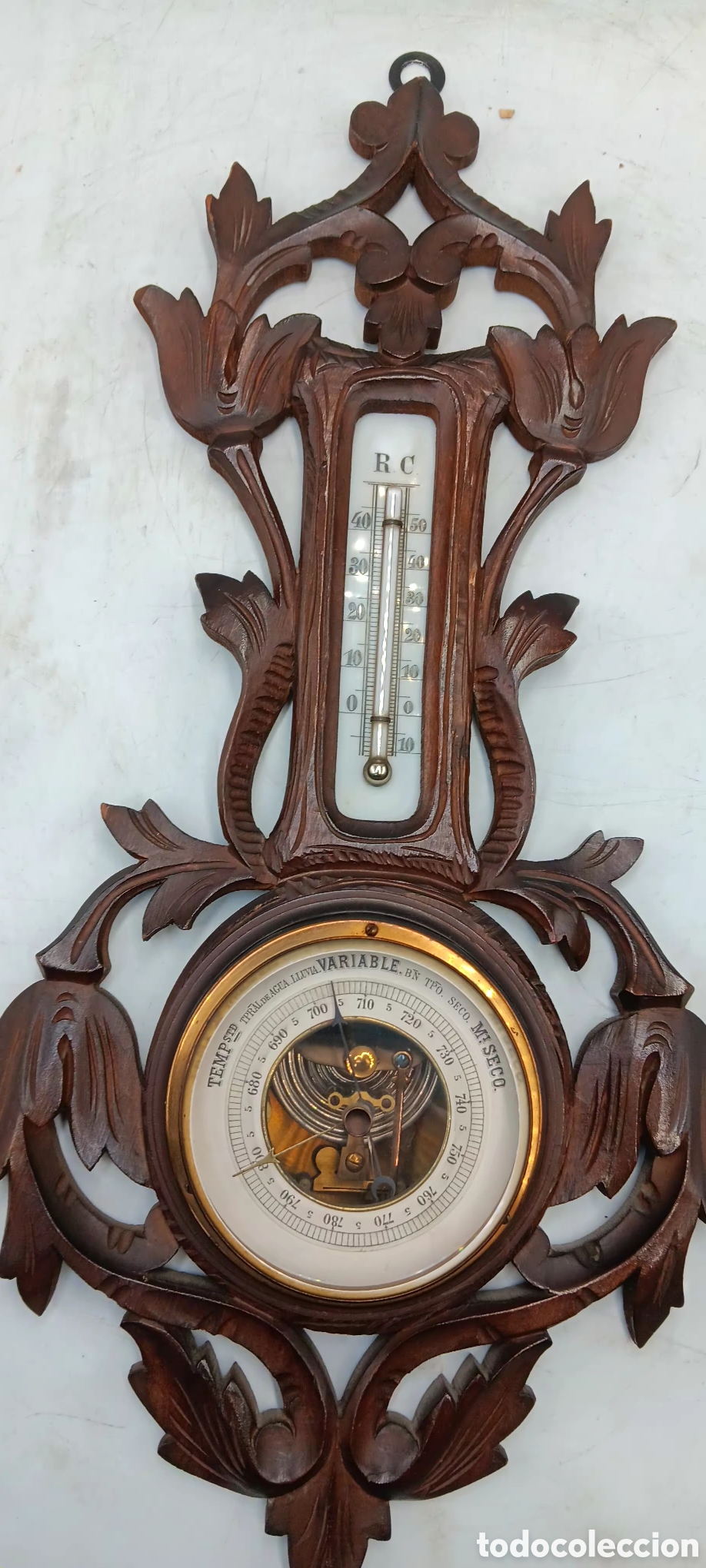 Antig&uuml;edades: Antiguo term&oacute;metro pluviometro