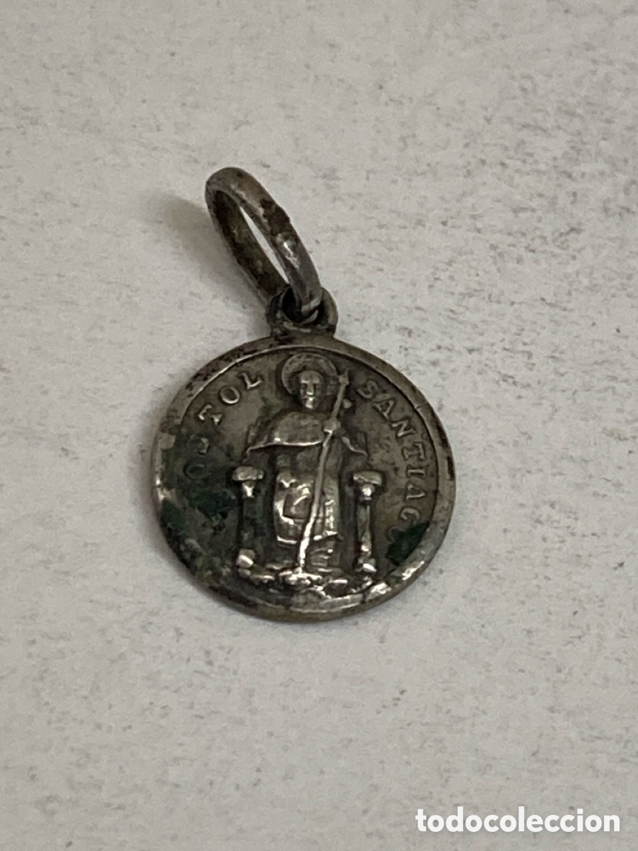 Antig&uuml;edades: Medalla de plata religiosa C593 - Foto 1