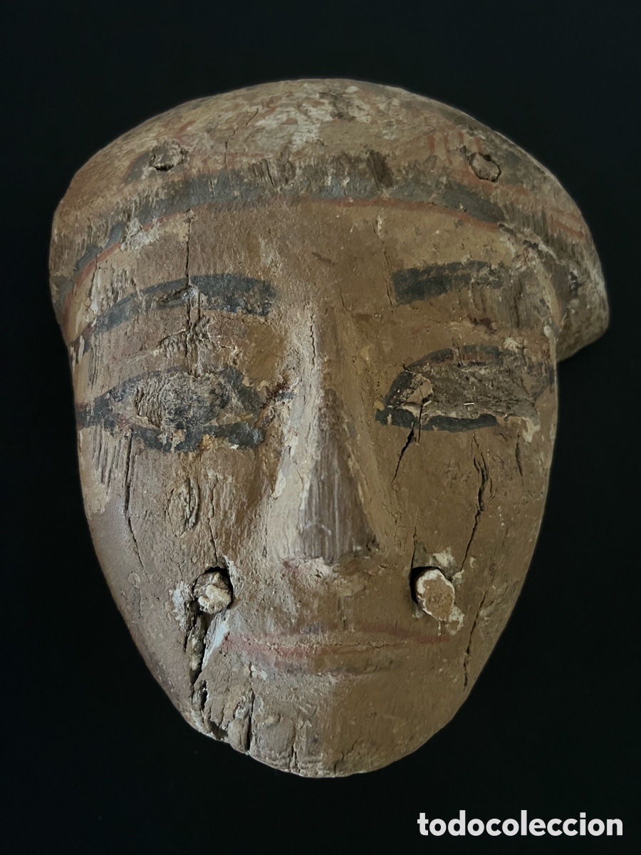 Antig&uuml;edades: M&aacute;scara mortuoria de madera - Foto 13