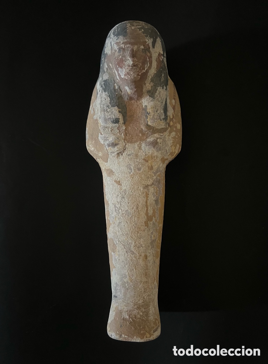 Antig&uuml;edades: Ushabti de madera policromada - Foto 2