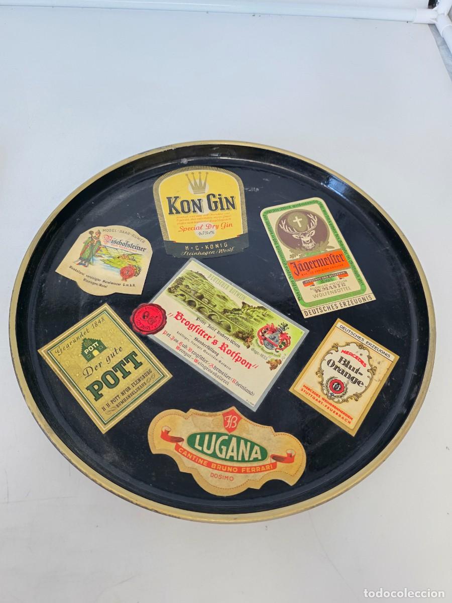 Antiques: BANDEJA MADERA PUBLICIDAD, VINTAGE ( VER FOTOS )